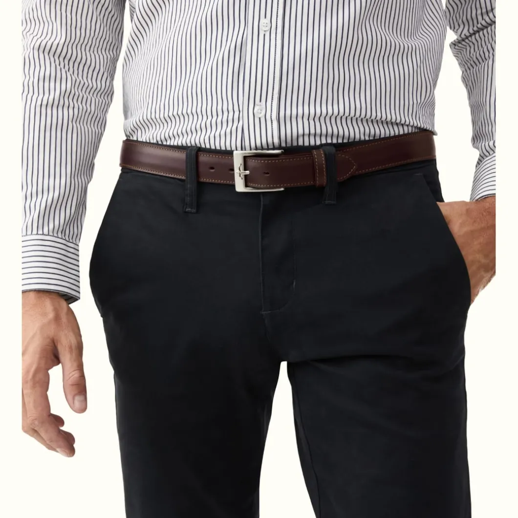 R.M. Williams 1 1/4" Men'S Dress Belt Chestnut Flash Sale