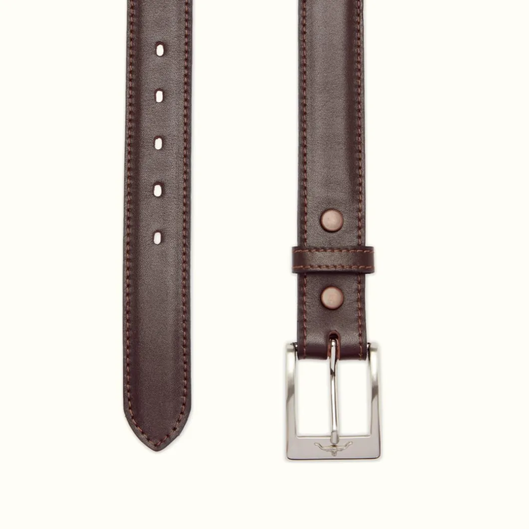 R.M. Williams 1 1/4" Men'S Dress Belt Chestnut Flash Sale