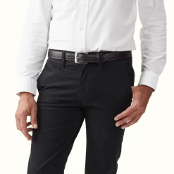 R.M. Williams 1 1/4" Men'S Dress Belt Black Cheap