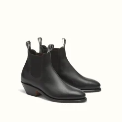 R.M. Williams Adelaide Cuban Heel Boot Black Shop