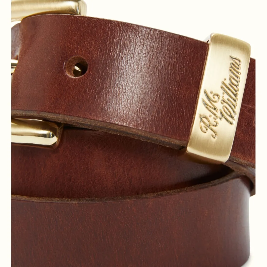 R.M. Williams Allora Belt Mid Brown Clearance