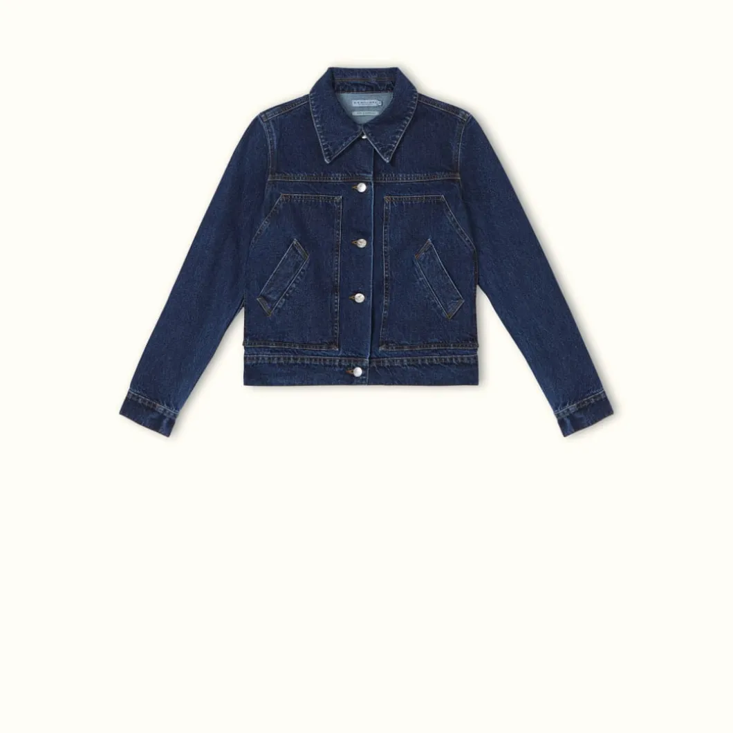 R.M. Williams Berrima Jacket Indigo Rinse Wash Hot