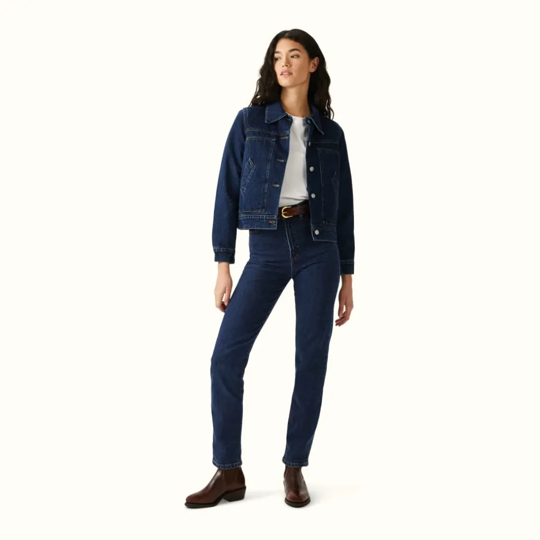 R.M. Williams Berrima Jacket Indigo Rinse Wash Hot