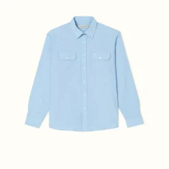 R.M. Williams Bourke Shirt Light Blue Best
