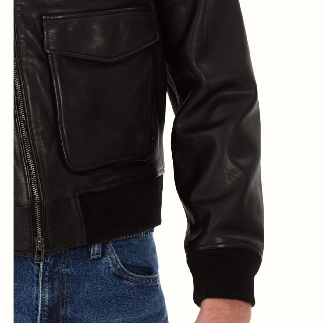 R.M. Williams Byrock Bomber Black Shop