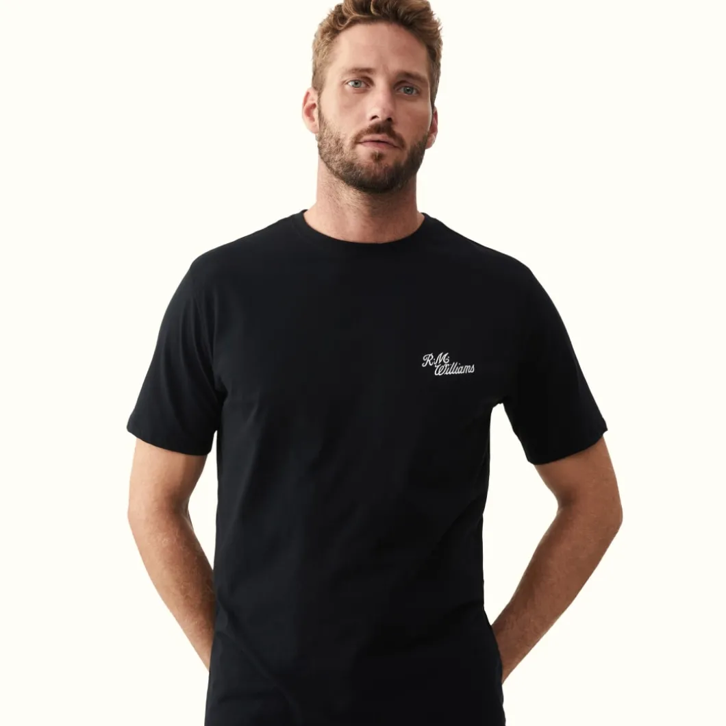 R.M. Williams Byron T-Shirt Black/White Shop