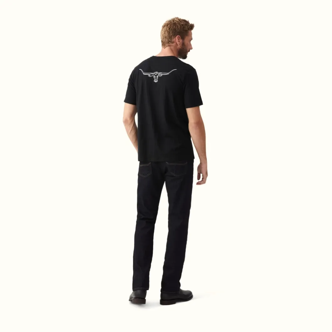R.M. Williams Byron T-Shirt Black/White Shop