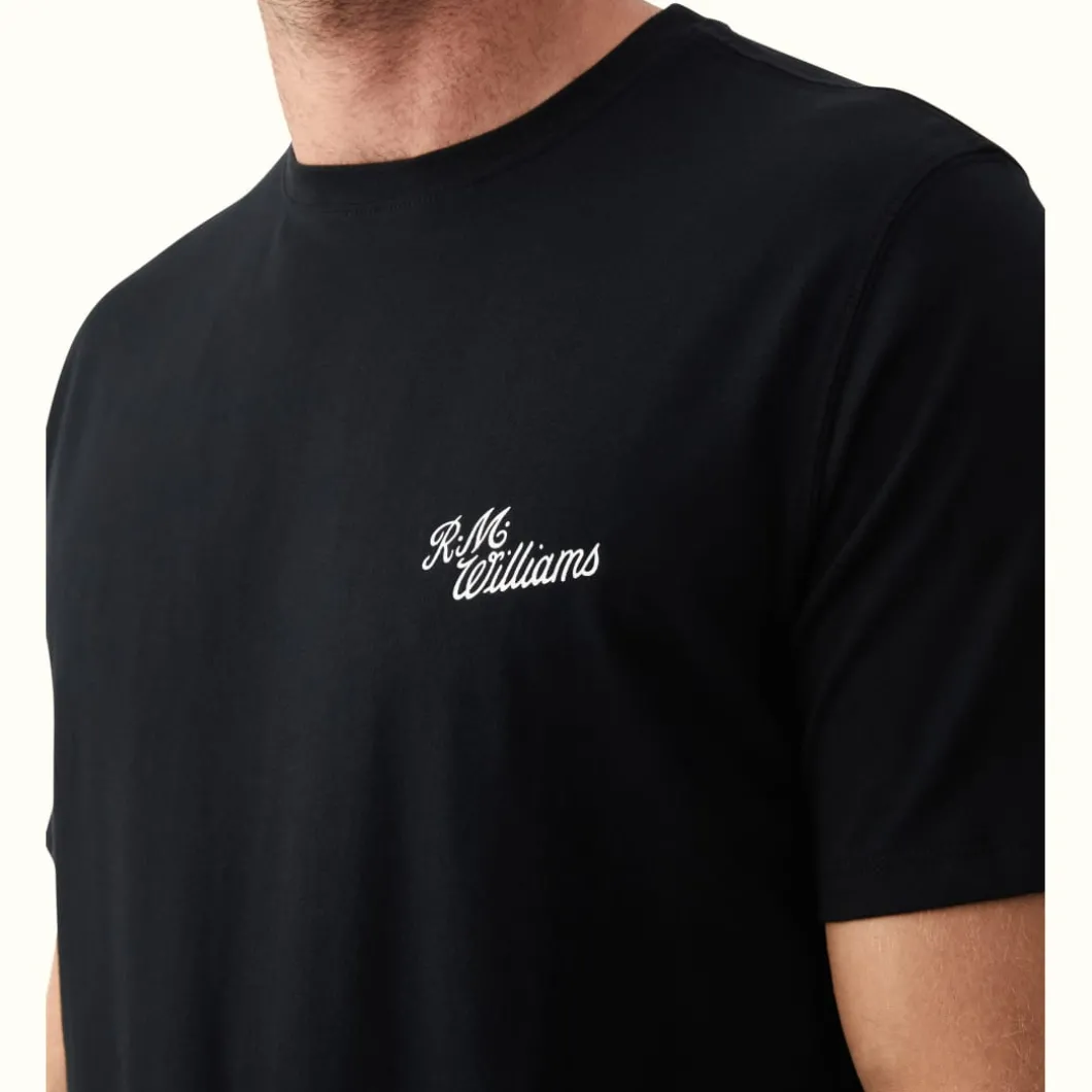 R.M. Williams Byron T-Shirt Black/White Shop