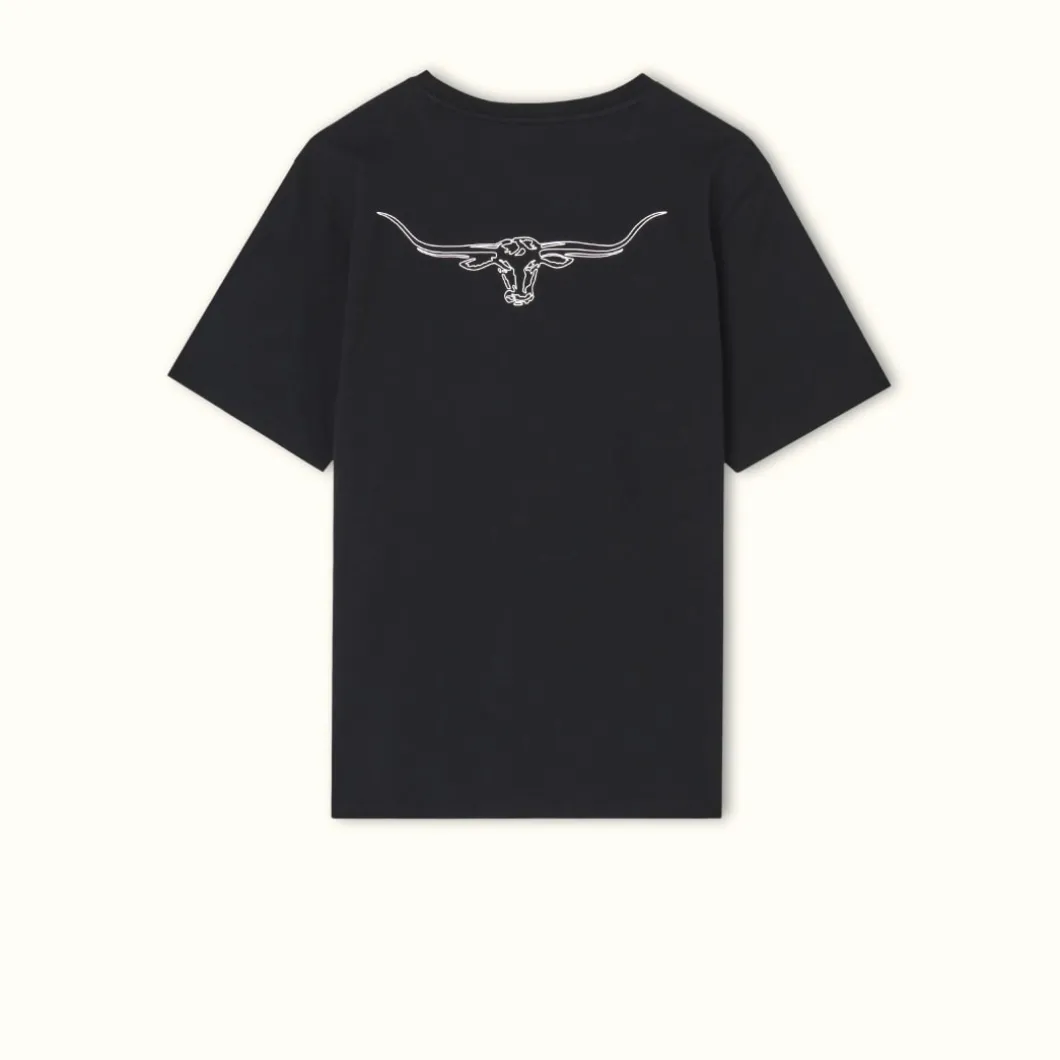 R.M. Williams Byron T-Shirt Black/White Shop