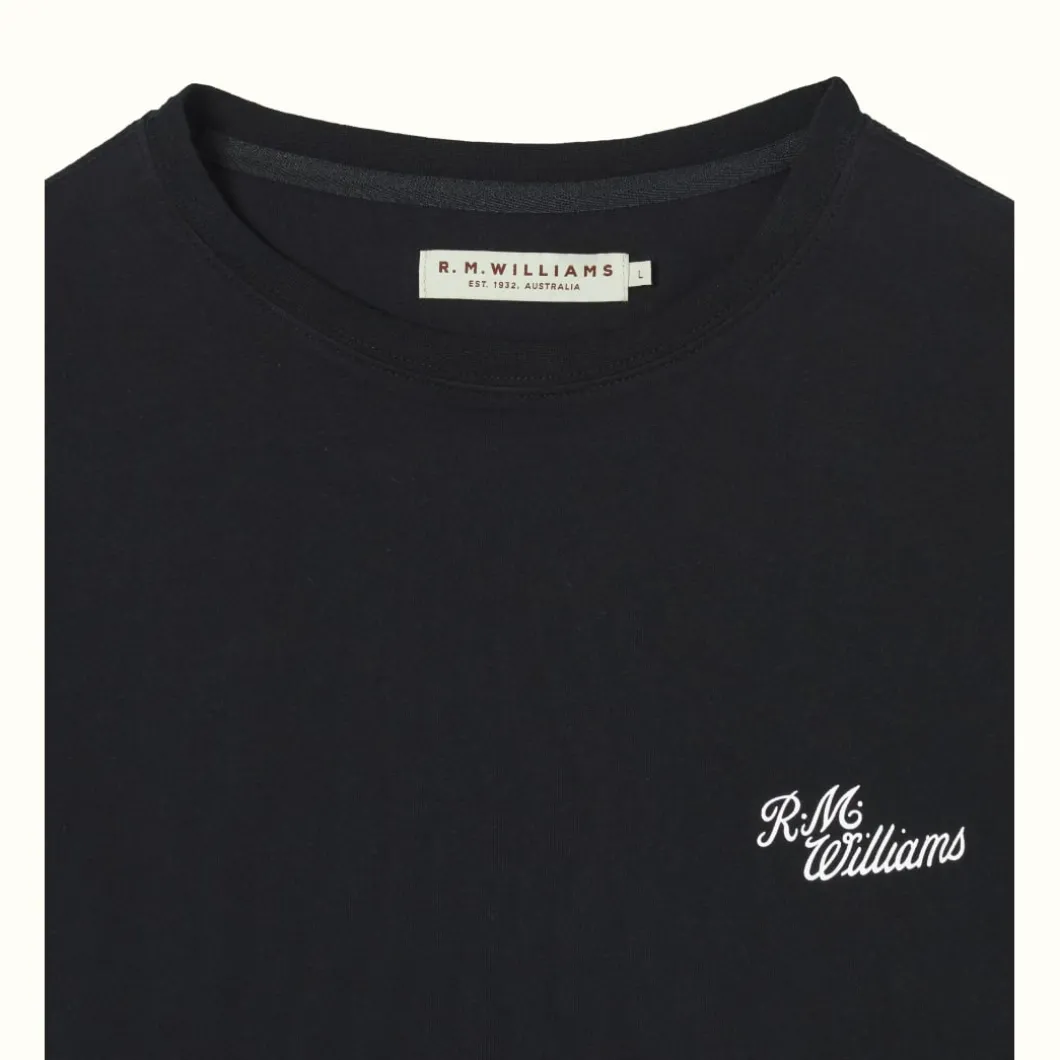 R.M. Williams Byron T-Shirt Black/White Shop