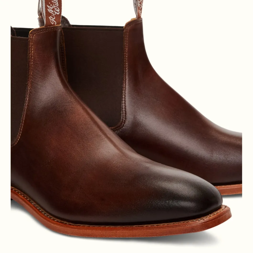 R.M. Williams Chinchilla Boot Bordeaux Flash Sale