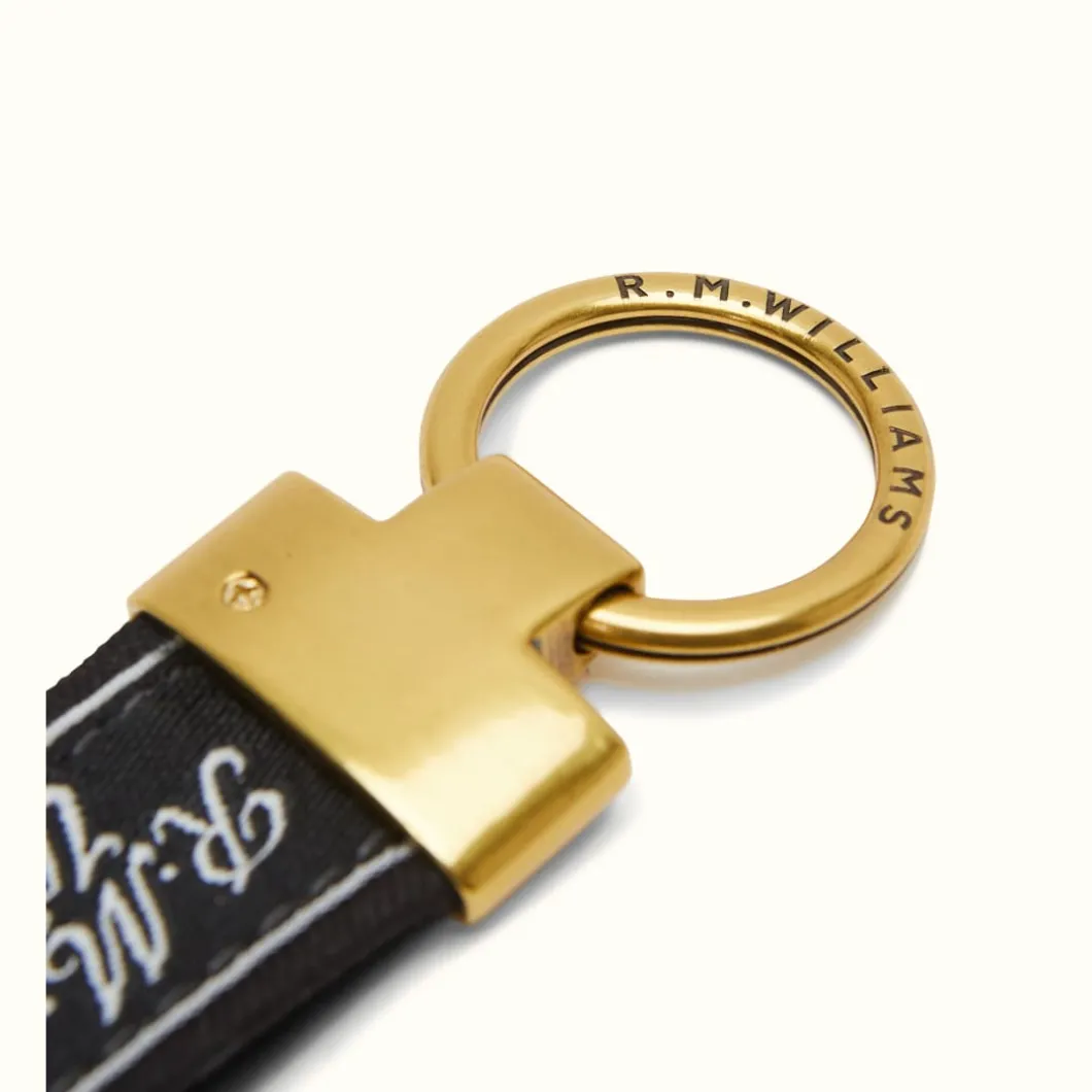 R.M. Williams Clarendon Key Fob Black Outlet
