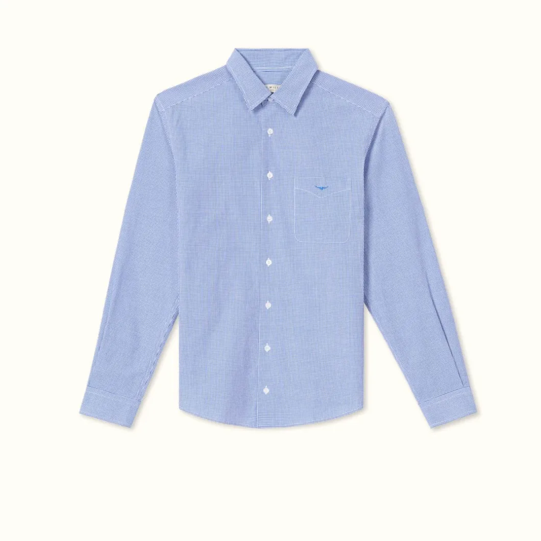 R.M. Williams Coalcliff Shirt Blue Flash Sale