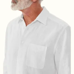 R.M. Williams Coalcliff Shirt White Discount