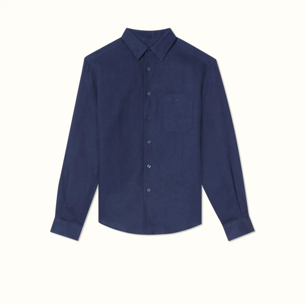 R.M. Williams Coalcliff Shirt Dark Navy Outlet