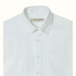 R.M. Williams Collins Button Down Shirt White Best