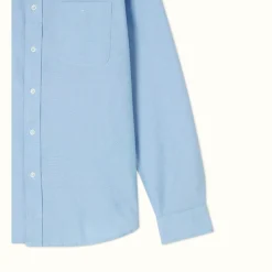 R.M. Williams Collins Button Down Shirt Light Blue Flash Sale