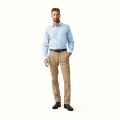 R.M. Williams Collins Shirt White Blue Discount