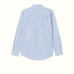R.M. Williams Collins Shirt Pale Blue/White Cheap