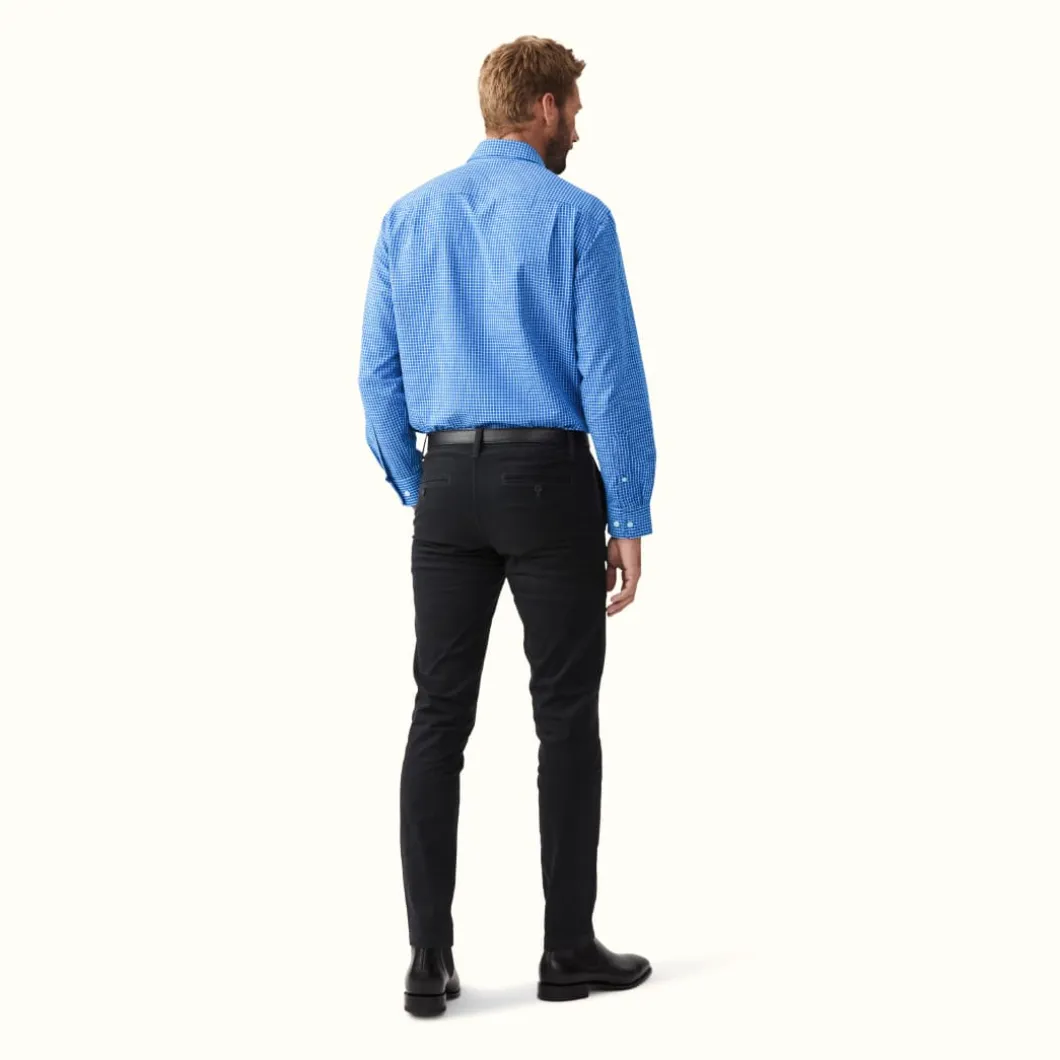 R.M. Williams Collins Shirt White Blue Sale
