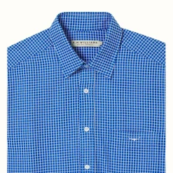 R.M. Williams Collins Shirt White Blue Sale