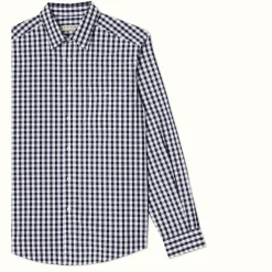 R.M. Williams Collins Shirt Navy White Navy/White Online