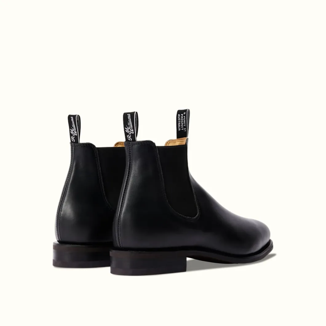 R.M. Williams Comfort Macquarie Boot Black Flash Sale