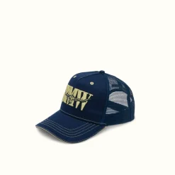 R.M. Williams Cremorne cap Navy Brindle Hot