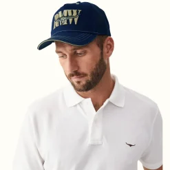 R.M. Williams Cremorne cap Navy Brindle Hot