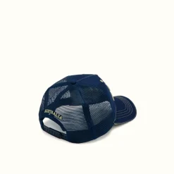 R.M. Williams Cremorne cap Navy Brindle Hot