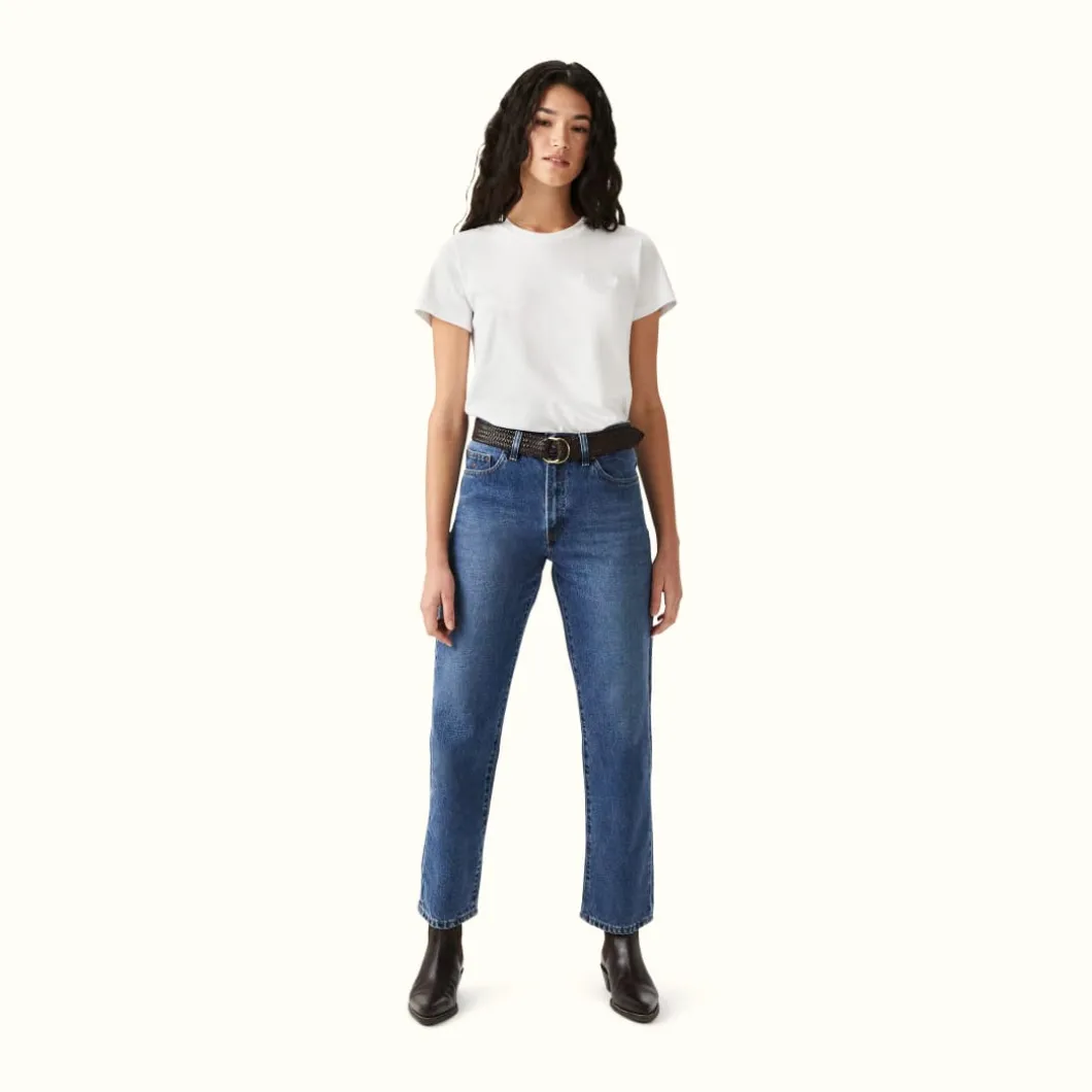 R.M. Williams Darley Jean Indigo Rinse Wash Flash Sale