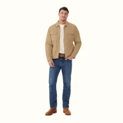 R.M. Williams Draughtsman Overshirt Sand Best Sale