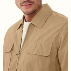 R.M. Williams Draughtsman Overshirt Sand Best Sale