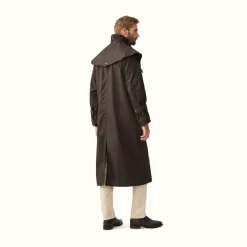 R.M. Williams Droughtbreaker Coat Brown Flash Sale