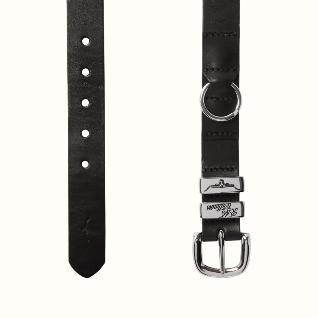 R.M. Williams Drover 1 1/4" Dog Collar Black Flash Sale