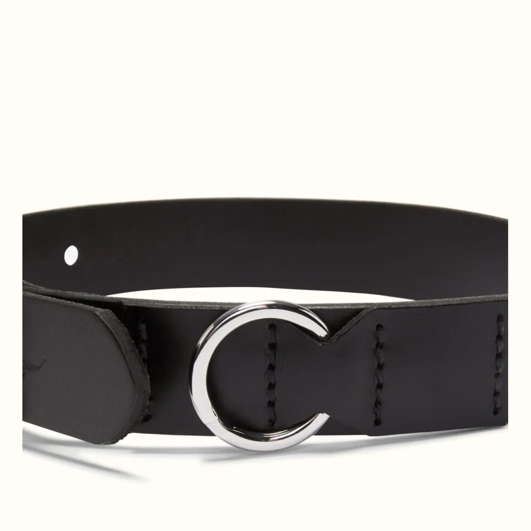R.M. Williams Drover 1 1/4" Dog Collar Black Flash Sale