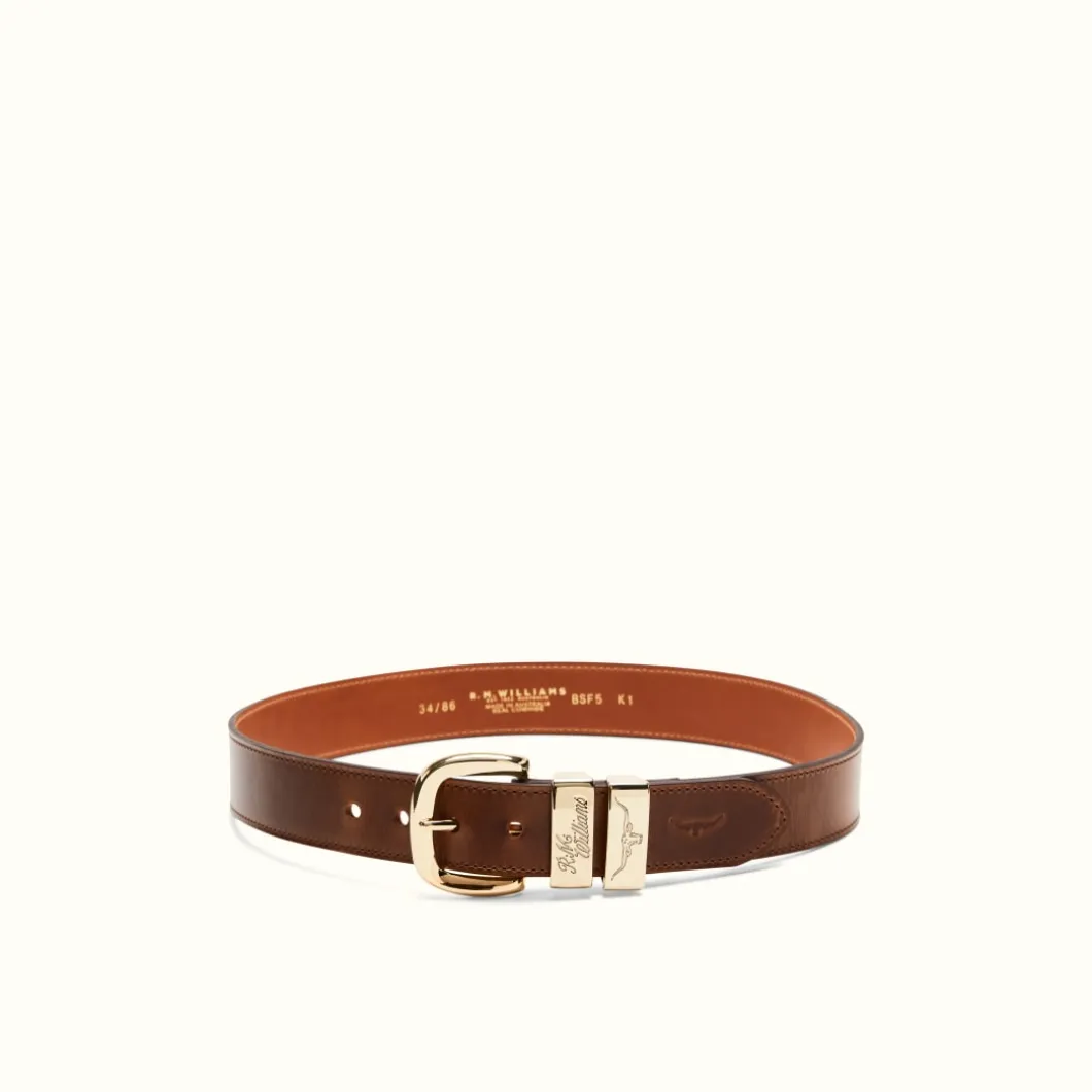 R.M. Williams Drover Belt Caramel Online
