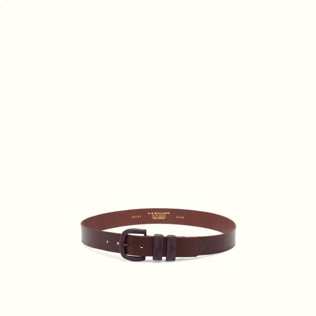 R.M. Williams Drover Belt Chocolate Sale
