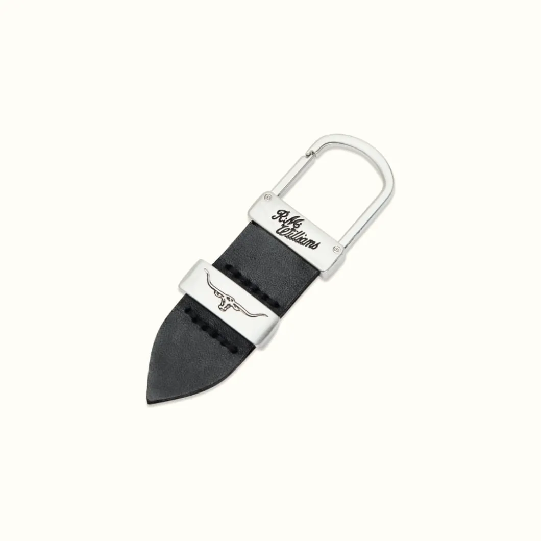 R.M. Williams Drover Key Fob Black Clearance