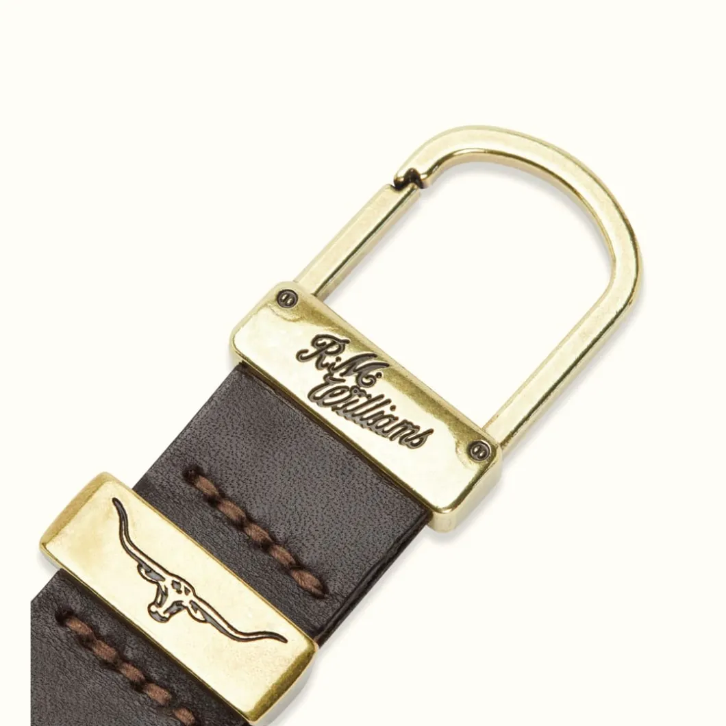 R.M. Williams Drover Key Fob Chestnut Fashion