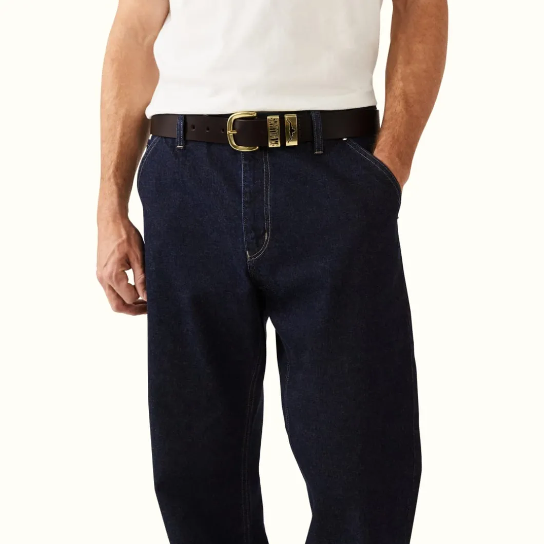 R.M. Williams Falcon Belt Chestnut Cheap