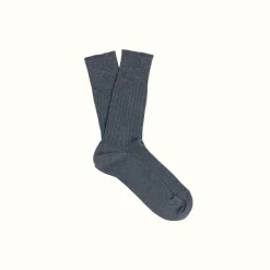 R.M. Williams Gambier Ribbed Sock Grey Marle Cheap