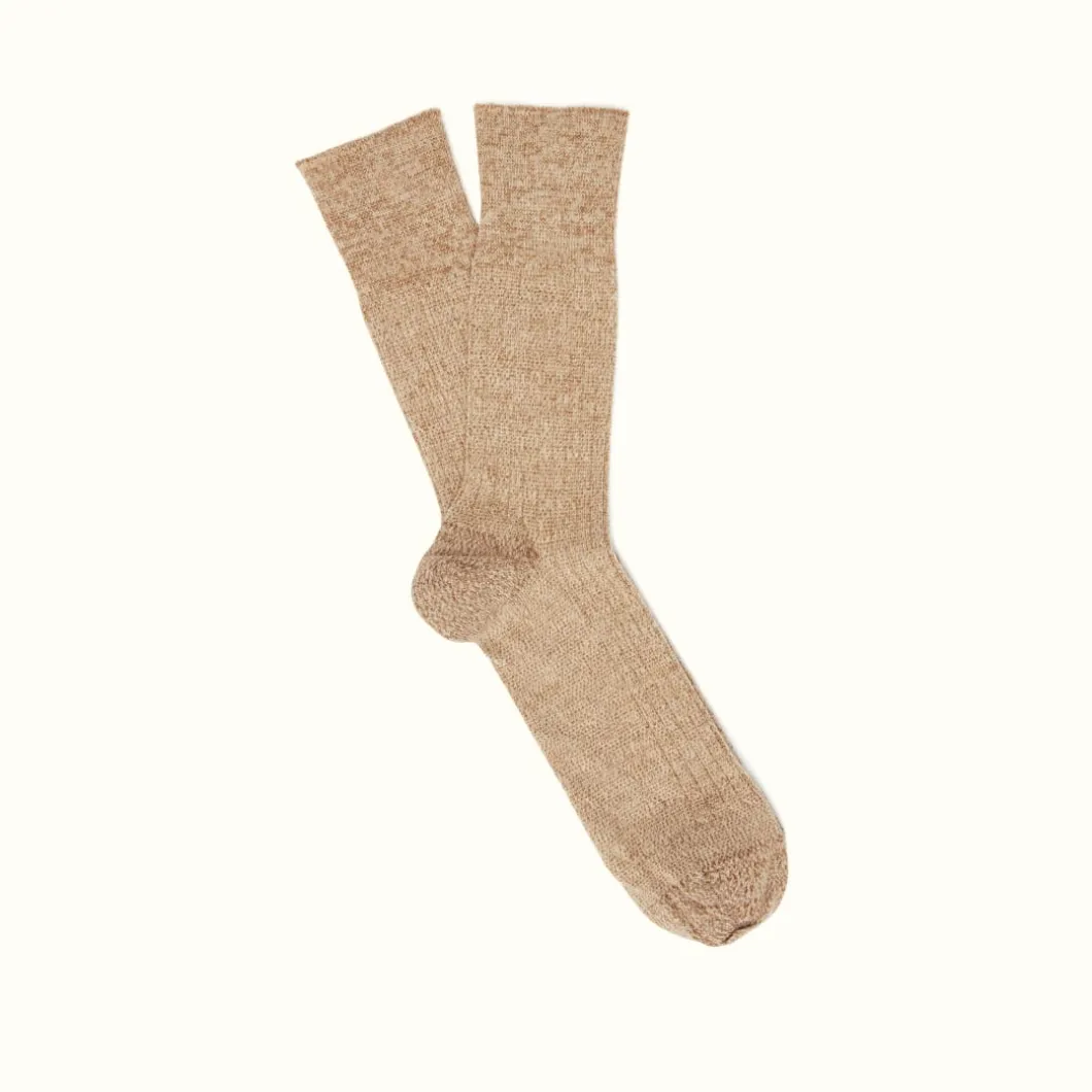 R.M. Williams Gambier Ribbed Sock Bone New