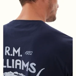 R.M. Williams Gladstone T-Shirt Dark Navy Flash Sale