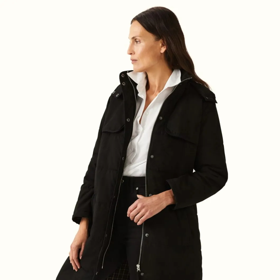 R.M. Williams Gower Puffer Coat Black New