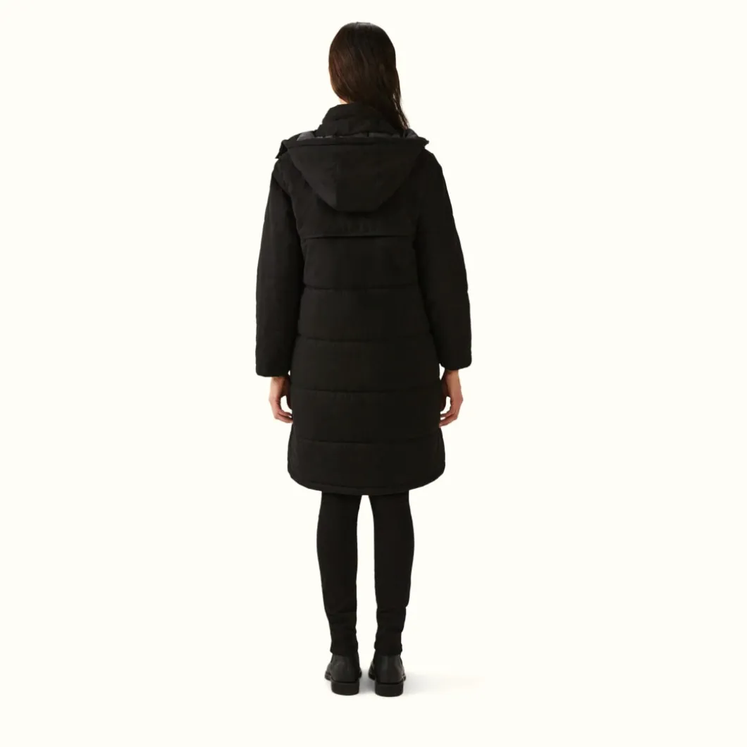 R.M. Williams Gower Puffer Coat Black New