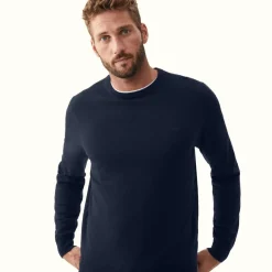 R.M. Williams Howe Sweater Navy Clearance