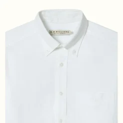 R.M. Williams Jervis Button Down Shirt White New