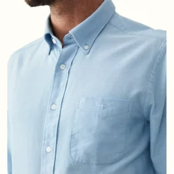 R.M. Williams Jervis Button Down Shirt Light Blue Discount