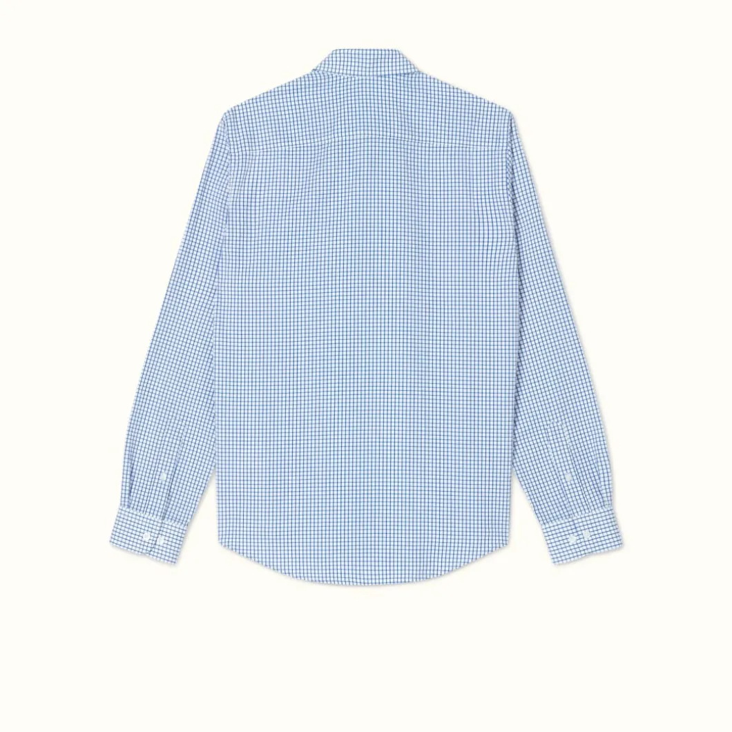 R.M. Williams Jervis Shirt White Blue Fashion